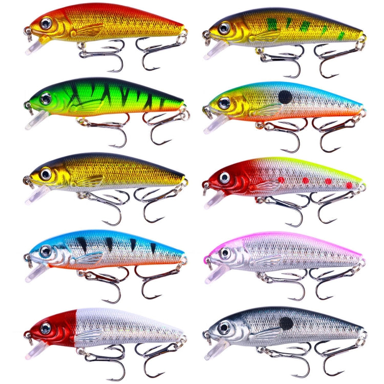 HENGJIA MI158 Floating Mino Bionic Lures, 1, 2, 3, 4, 5, 6, 7, 8, 9, 10, 10 Colors Bagged, 10 Colors Boxed