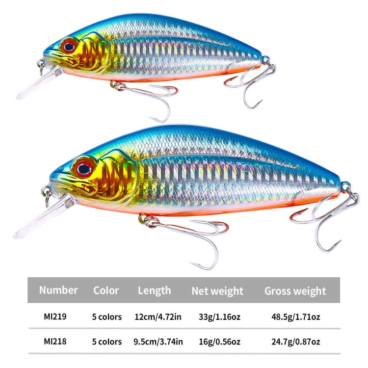 HENGJIA Long-distance Casting Sinking Minnow False Bait, 9.5cm 15g, 12cm 32g