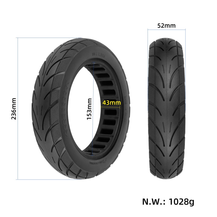 10x2.125 Inch Solid Tyre For Ninebot Segway F20/F25/F30/F40 Electric Scooter, 10x2.125 Inch