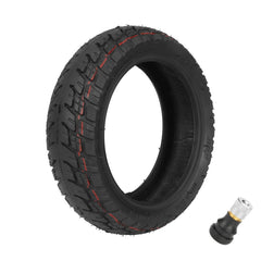 9.5x2.5 Inch Off-Road Tubeless Tire for KQI3/KQI3 PRO/KQI3 MAX/KQI3 SPORT Electric Scooter, 9.5x2.5 Inch Without Gas Nozzle, 9.5x2.5 Inch With Gas Nozzle