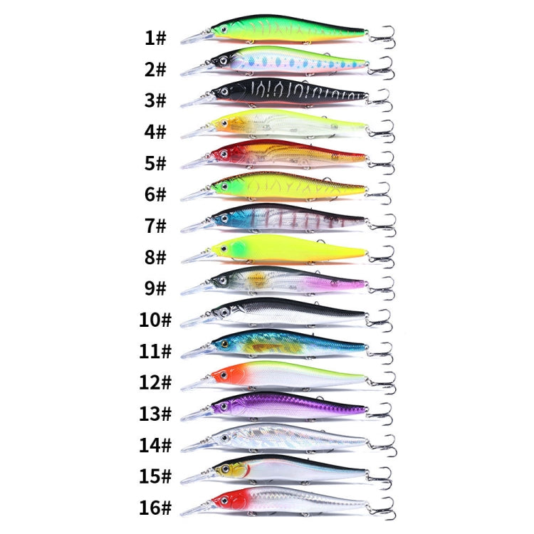 HENGJIA MI135 13.5cm 15.6g Sea Fishing Long-casting Floating Minnow Bionic Lures, MI135 (6), MI135 (7), MI135 (8), MI135 (9), MI135 (10), MI135 (11), MI135 (1), MI135 (12), MI135 (2), MI135 (13), MI135 (3), MI135 (14), MI135 (4), MI135 (15), MI135 (5) ...
