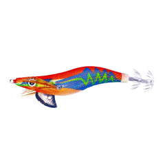 Hengjia SJ037 Luminous Electroplated Flash Wooden Shrimp Squid Lures, SJ037 (Red), SJ037 (Orange), SJ037 (Yellow)