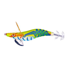 Hengjia SJ037 Luminous Electroplated Flash Wooden Shrimp Squid Lures, SJ037 (Red), SJ037 (Orange), SJ037 (Yellow)