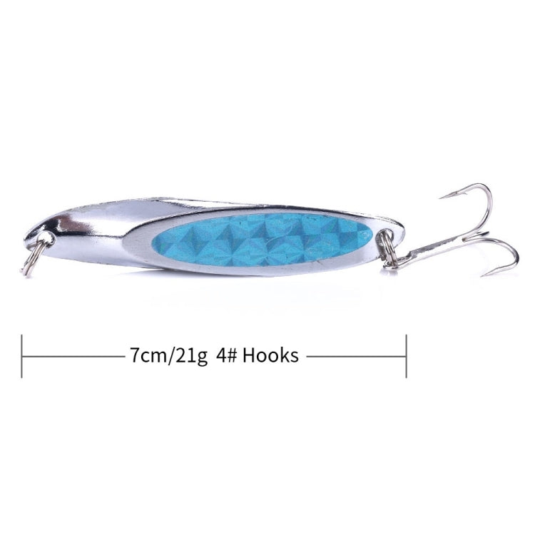 HENGJIA SP0715B Laser Sequins Oblique Cut Sequin Baits, SP0715B (5 Colors Boxed)