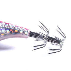 HENGJIA SJB012 Night Light Simulation Shrimp Squid Needle Sea Fishing Fake Bait, SJB012 (10 Colors Bagged)