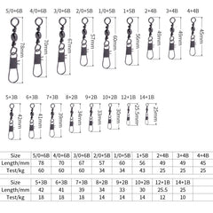 HENGJIA SS007 50pcs/bag B-pin Connector 8 Shape Swivel Loop Accessories, 14+1B (25mm)