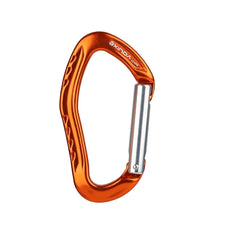XINDA  22KN Rock Climbing  Straight Quickdraw Spring-loaded Gate Buckle Aluminum Carabiner, XD-8126 (Red), XD-8126 (Orange), XD-8126 (Silver), XD-8126 (Blue), XD-8126 (Black)