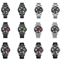 BINBOND D002 Car Hub Dial Multifunctional Waterproof and Wear-resistant Men's Watch