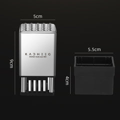 Kacheeg Stainless Steel Steak Tenderizer Double-sided Meat Looper, Style:, Double-sided Meat Looper