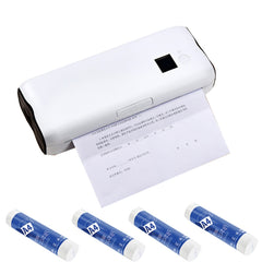 Home Small Phone Office Wireless Wrong Question Paper Student Portable Thermal Printer, Style:, Bluetooth Edition+50pcs A4 Paper, Bluetooth Edition+100pcs A4 Paper, Bluetooth Edition+200pcs A4 Paper, Bluetooth Edition+500pcs A4 Paper                   ...