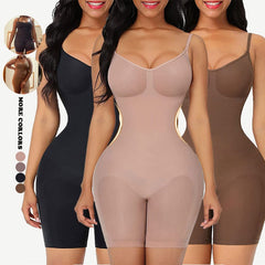 One-piece Hip Lifting Seamless Body Shaper Ladies Corset Waist Belly Pants, XXXL