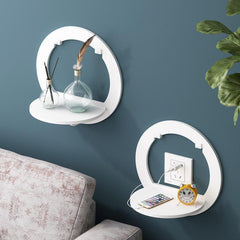 Wall Hanging Shelf Flower Pot Multifunctional Storage Box Room Decoration, Square, Hexagonal, Round