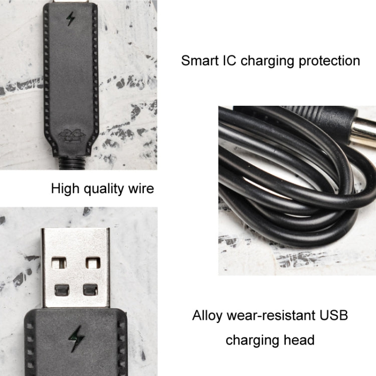 10pcs 3.7V IC Circuit Protection Lithium Battery USB Straight Head Charging Cable, 2.0mm, 2.5mm, 3.5mm, 5.5mm