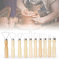 10pcs/set Art Pottery Clay Bulk Scraper Tools, 10pcs/set