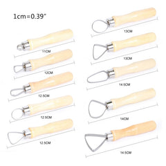 10pcs/set Art Pottery Clay Bulk Scraper Tools, 10pcs/set