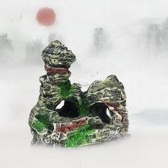 Stone Fish Tank Landscape Simulation Resin Aquarium Decorative Ornament, Style:, Cave Mountain C, Cave Mountain D, Small Rockery, Three-legged Rockery, Big Rockery, Shunfeng Mountain, Yu Mountain, Tianzhu Mountain, Guanyun Mountain, Jiuxia Mountain    ...