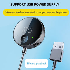 Car Bluetooth Receiver MP3 Player FM Music Transmitter, S-23