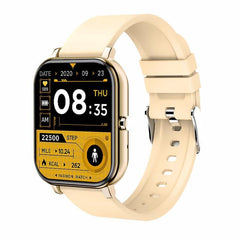H10 1.69 inch Screen Bluetooth Call Smart Watch, Support Heart Rate/Blood Pressure/Sleep Monitoring, Black, Pink, Yellow, Grey, Blue Net+Silicone, Black Net+Silicone, Pink Net+Silicone, Gold Net+Silicone, Silver Net+Silicone