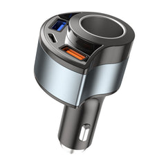 5V3A Cigarette Lighter PD Super Fast Charging Multifunctional Car Charger, 5V 3A Black, 5V 3A White