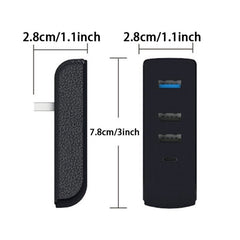 For Tesla Model 3/Y Car AH37 3 USB  +1 Type-C/USB-C Port Hub Docking Station, AH37
