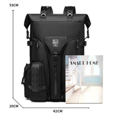 Ozuko 9631 Waterproof Outdoor Backpack Large Capacity Travel Baseball Bag