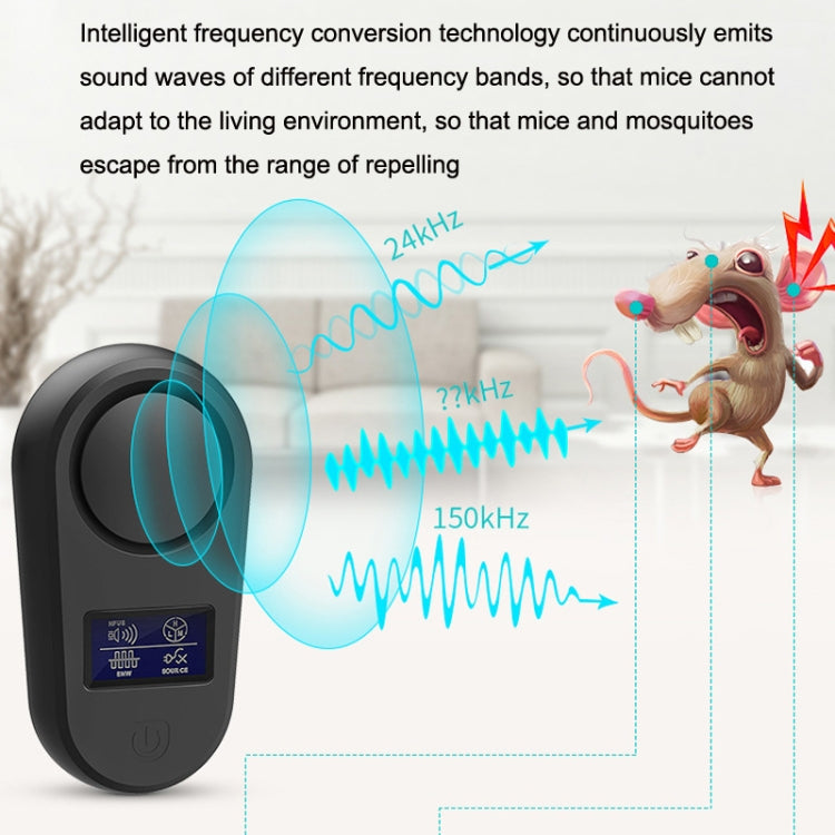 High Power Display Ultrasonic Mouse Repellent Mosquito Repellent Home Intelligent Insect Repellent, US Plug, EU Plug, UK Plug, AU Plug
