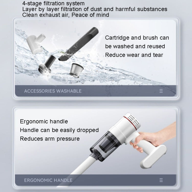 Wireless Handheld Car Brushless Vacuum Cleaner, LT-116C Basic, LT-116C Basic+Metal Filter, LT-116C Basic+Metal Filter+Cloth Bag, LT-116EG Luxury, LT-116CG Luxury+Metal Filter+Large Floor Brush+Cloth Bag