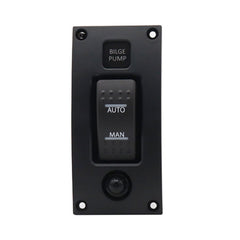 Marine Self-Locking Resetting Switch With Overload Protection Indicator Light, ON-OFF-ON 3 Switch, ON-OFF 2 Switch, ON-OFF-ON 3 Switch (Printed), Square 5V 3.4A Car Charging Panel