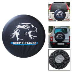 PVC Faux Leather Spare Wheel Cover Rear Tire Protector, 14 inch, 15 inch, 16 inch, 17 inch