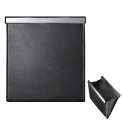 Car Garbage Bag Rear Seat Folding Storage Bag, Magnetic Attraction Black