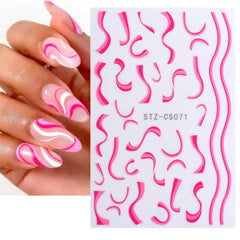 French Style Manicure Sticker Pop Stripe Line Nail Sticker, Stz-CS069, Stz-CS070, Stz-CS071, Stz-CS072, Stz-CS073, Stz-CS074, Stz-CS075, Stz-CS076, Stz-CS077, Stz-CS078, Stz-CS079, Stz-CS090, Stz-CS091, Stz-CS092, Stz-CS116, Stz-CS117, Stz-CS118       ...