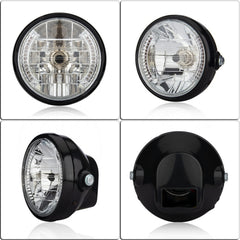 Motorcycle 7 Inch LED Headlight Angel Ring With Steering Function, PE-D7inS01