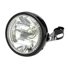 Motorcycle 7 Inch LED Headlamp Angel Ring Steering Function With Bracket, PE-D7inS01TZ 28-36MM