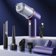 SUITU  ST-6638 Car Wireless Vacuum Cleaner Suction and Blower Integrated With Light ,Spec:, Basic Type-A Charge, Luxury  Type-A Charge, Top Version Type-C