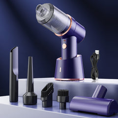 SUITU  ST-6638 Car Wireless Vacuum Cleaner Suction and Blower Integrated With Light ,Spec:, Basic Type-A Charge, Luxury  Type-A Charge, Top Version Type-C