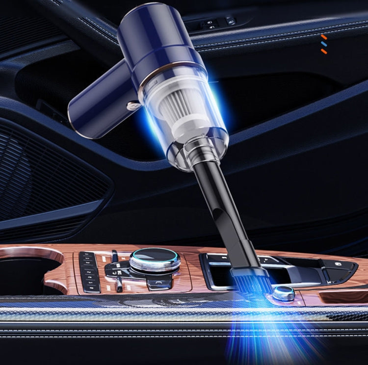 SUITU  ST-6638 Car Wireless Vacuum Cleaner Suction and Blower Integrated With Light ,Spec:, Basic Type-A Charge, Luxury  Type-A Charge, Top Version Type-C