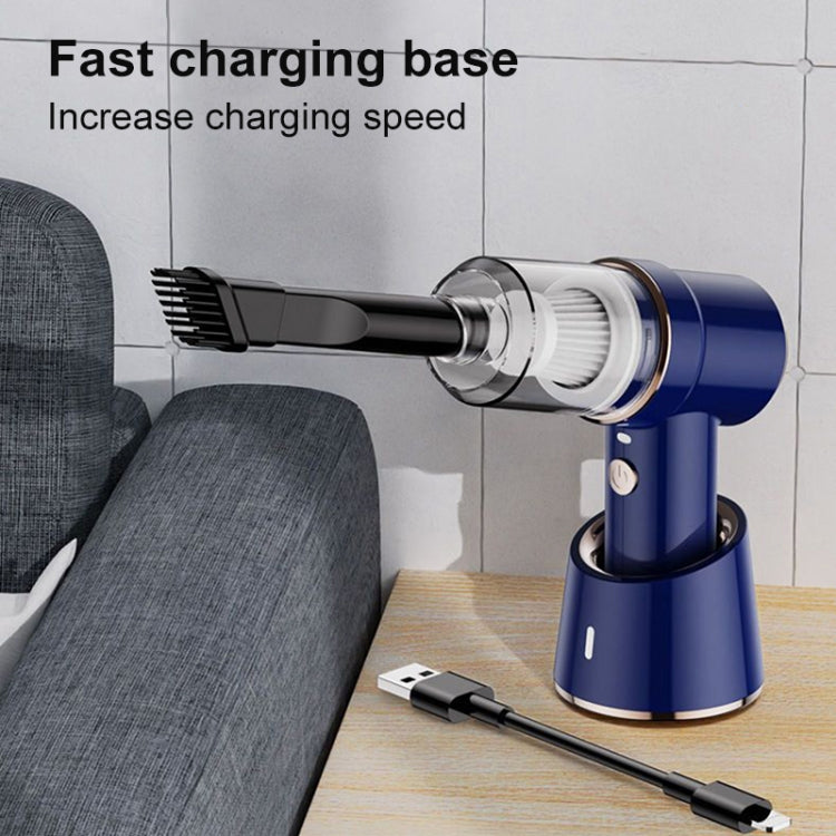 SUITU  ST-6638 Car Wireless Vacuum Cleaner Suction and Blower Integrated With Light ,Spec:, Basic Type-A Charge, Luxury  Type-A Charge, Top Version Type-C