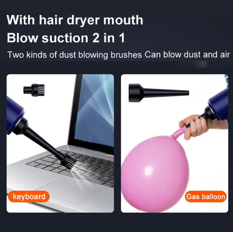 SUITU  ST-6638 Car Wireless Vacuum Cleaner Suction and Blower Integrated With Light ,Spec:, Basic Type-A Charge, Luxury  Type-A Charge, Top Version Type-C