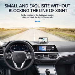 R-2017 Car Mobile Phone Holder 360 Degree Rotatable Swan Stand, With Number Plate