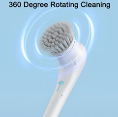 Multifunctional Electric Cleaning Brush Handheld Kitchen Dishwashing Brush with 5 Replacement Heads, 5 In 1 Brush Head +Machine