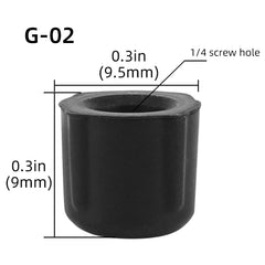 10pcs BEXIN  G-02 Camera 1/4-inch Screw Protection Cap for Tripod Monopod Screw, G-02