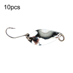 Single Hook Spoon Type Horse Mouth Melon Sequins False Lures Fishing Lures, 10pcs 5g, 10pcs 3.5g, 10pcs 2.5g, 10pcs 2g Mesh, 10pcs 2g Butterfly