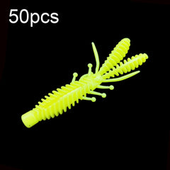 Reverse Threaded Floating Inverted Shrimp Bait, 50pcs Small, 50pcs Large
