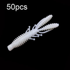 Reverse Threaded Floating Inverted Shrimp Bait, 50pcs Small, 50pcs Large
