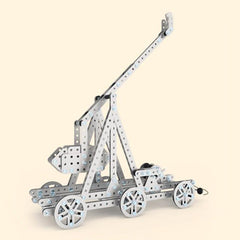 Puzzle Toys Intelligence Hand Assembly Mechanical Gear Transmission Building Blocks High Difficulty Metal Model, 580pcs Stone Throwing Machine, 660pcs Crossbow, 820pcs Dragon Crossbow, 500pcs Twisted Rock Thrower
