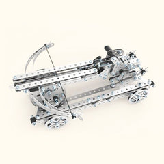 Puzzle Toys Intelligence Hand Assembly Mechanical Gear Transmission Building Blocks High Difficulty Metal Model, 580pcs Stone Throwing Machine, 660pcs Crossbow, 820pcs Dragon Crossbow, 500pcs Twisted Rock Thrower