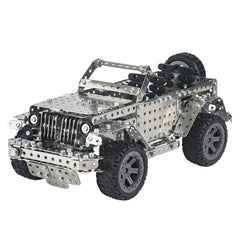 Assembly Off-Road Vehicle Intelligence Manual Assembly Toy Machinery Building Metal Model, Off-Road Vehicle