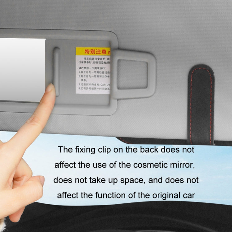 Car Sun Visor Multifunctional Glasses Case Card Storage Bracket