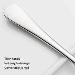 304 Stainless Steel Long Handle Thickened Round Spoon Coffee Ice Drink Mixing Spoon, Stainless Steel Color, Titanium Gold, Rose Gold, Titanium Black