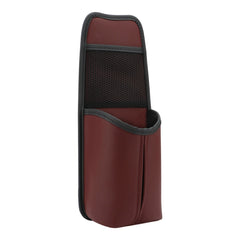 Car Seat Leather Multifunctional Tissue Water Cup Storage Hanging Bag